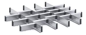 Cubio Metal / Steel Divider Kit ETS-8775 22 Compartment Bott Cubio Steel Divider Kits 58/43020732 Cubio Divider Kit ETS 8775 22 Comp.jpg